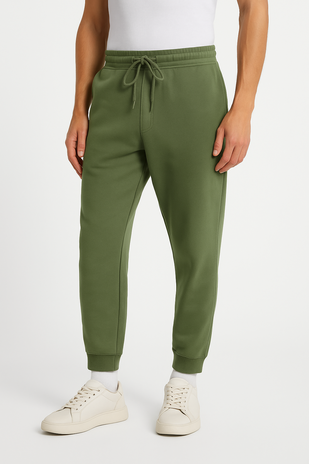 ARMY GREEN Joggers with 3 Pockets