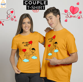 Tumi Ami Thakbo couple tshirts