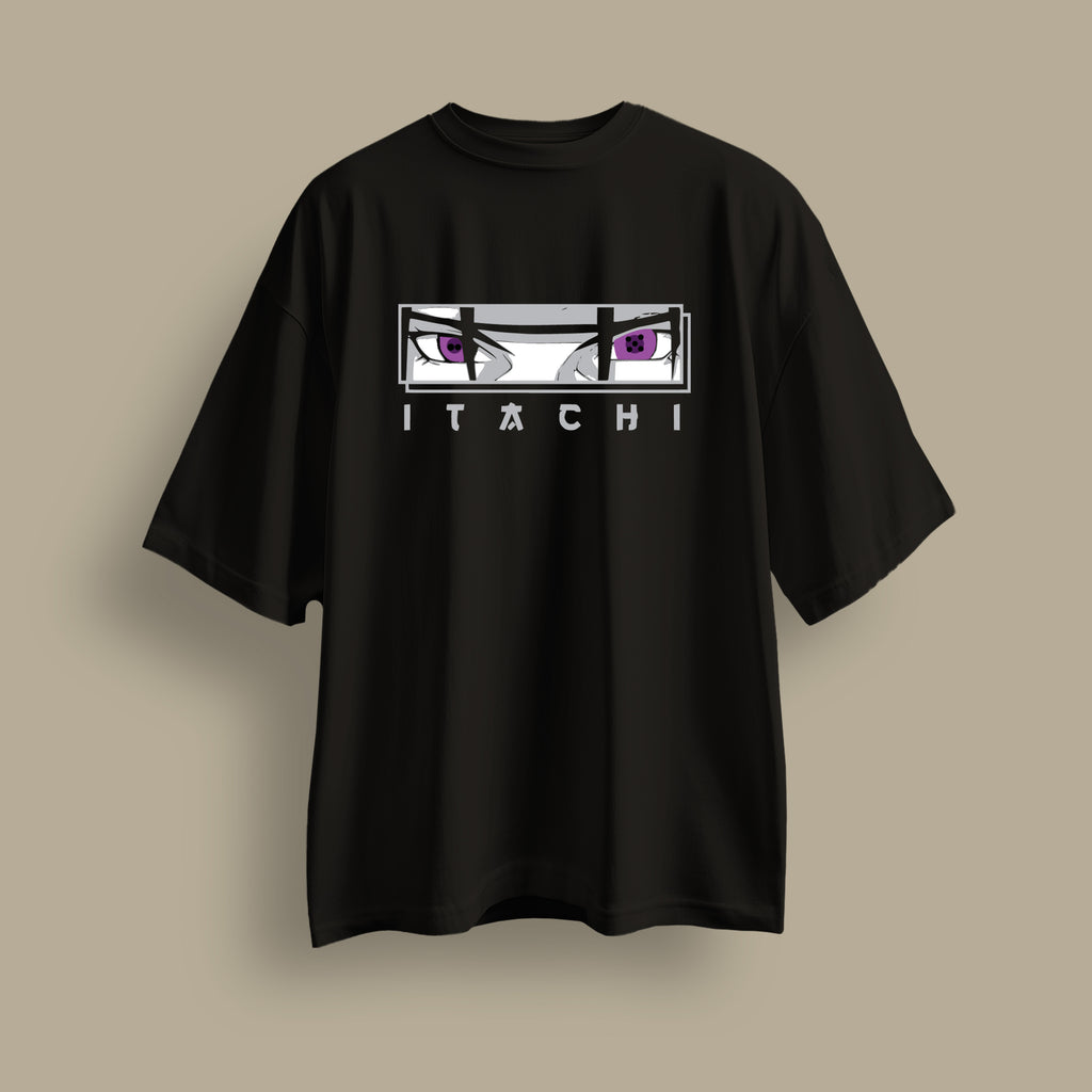 Itachi Oversized Black T-shirt
