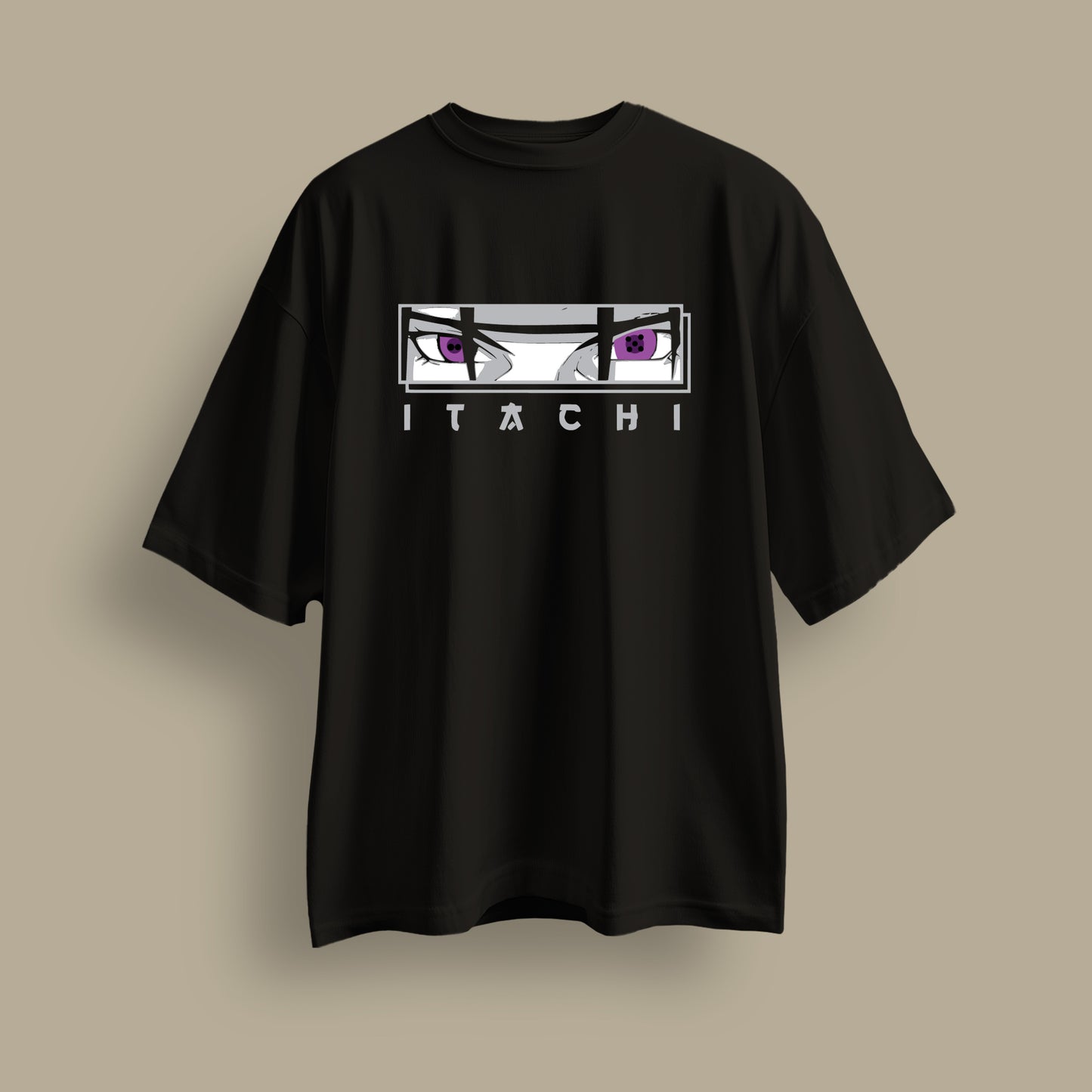Itachi Oversized Black T-shirt