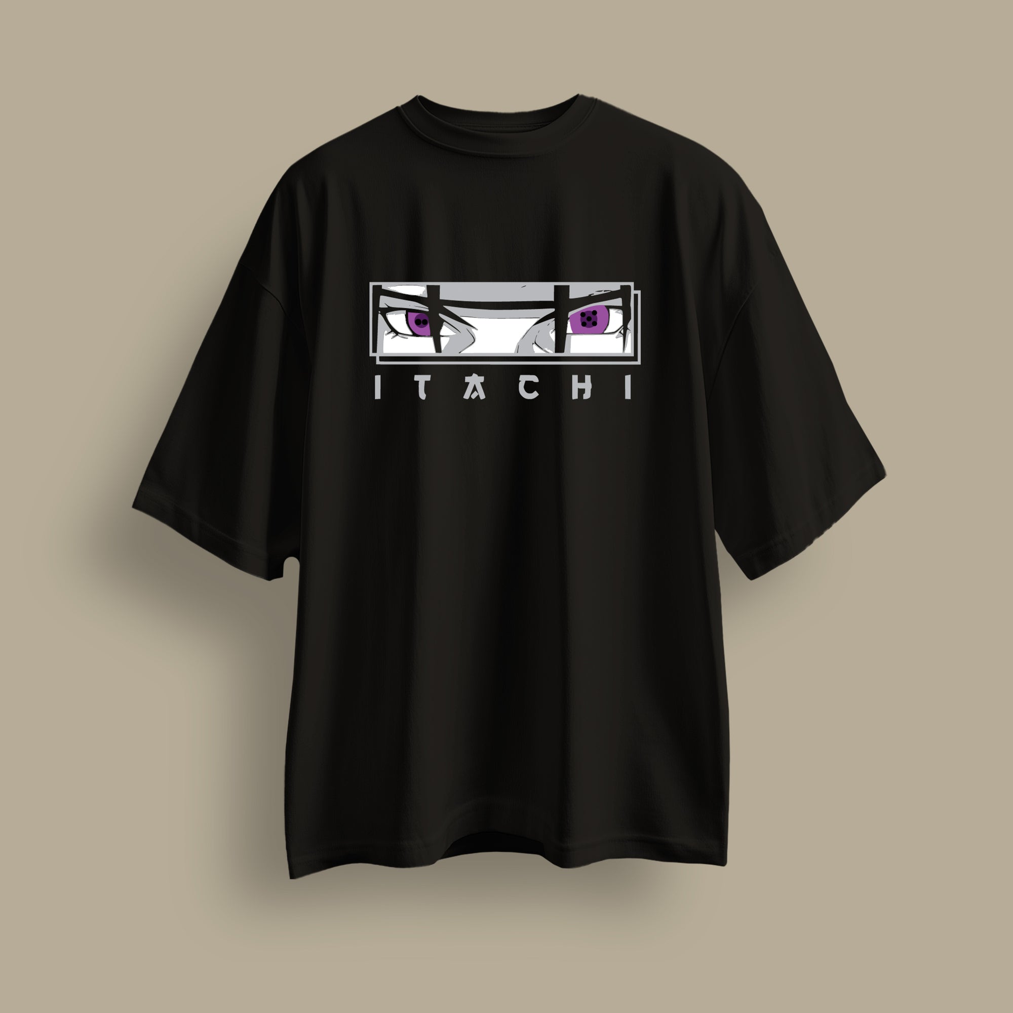 Itachi Oversized Black T-shirt