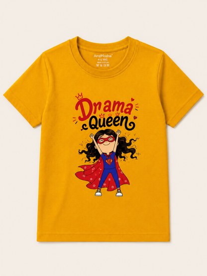 DRAMA QUEEN KIDS T-SHIRT