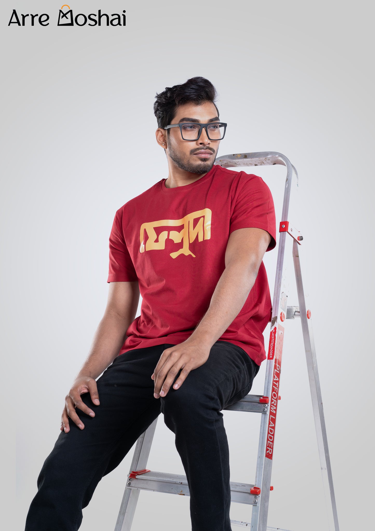 Feluda Oversized Maroon T-shirt