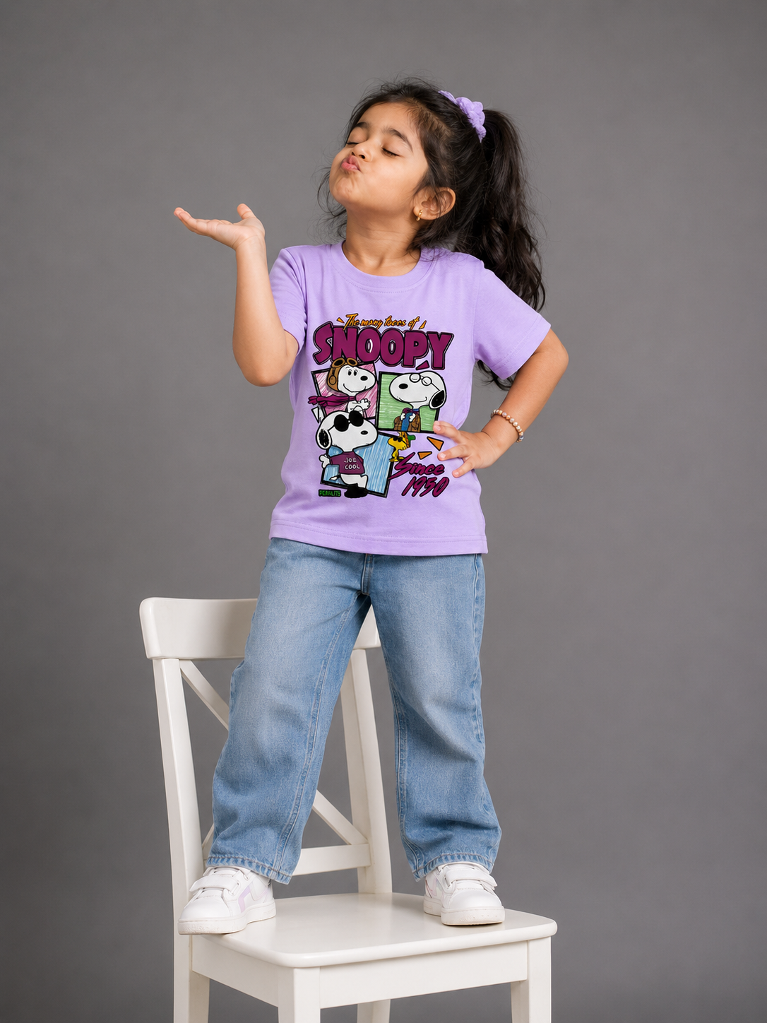SNOOPY UNISEX KIDS T-SHIRT
